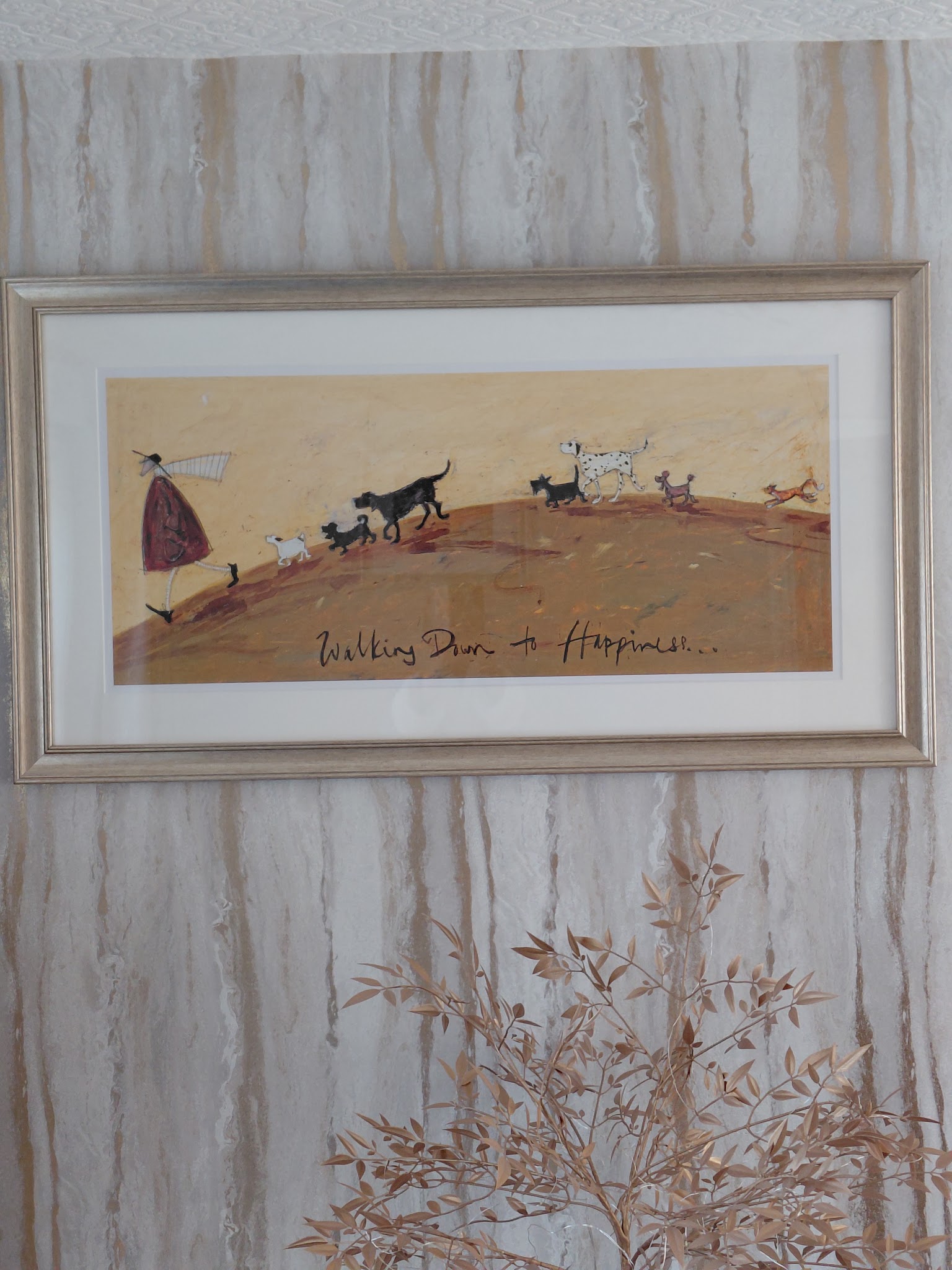 Walking Down to Happiness アートプリント Walking Down to Happiness by Sam Toft | Sam Toft Wall Art – Art